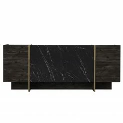 Loftscape Sideboard Vidal - Marmor Schwarz Dekor / Gold 12 Loftscape Sideboard Vidal - Marmor Schwarz Dekor / Gold -Wohnzimmermöbel boutique en ligne 1000333728 220302 030 DETAILS P000000001000333728