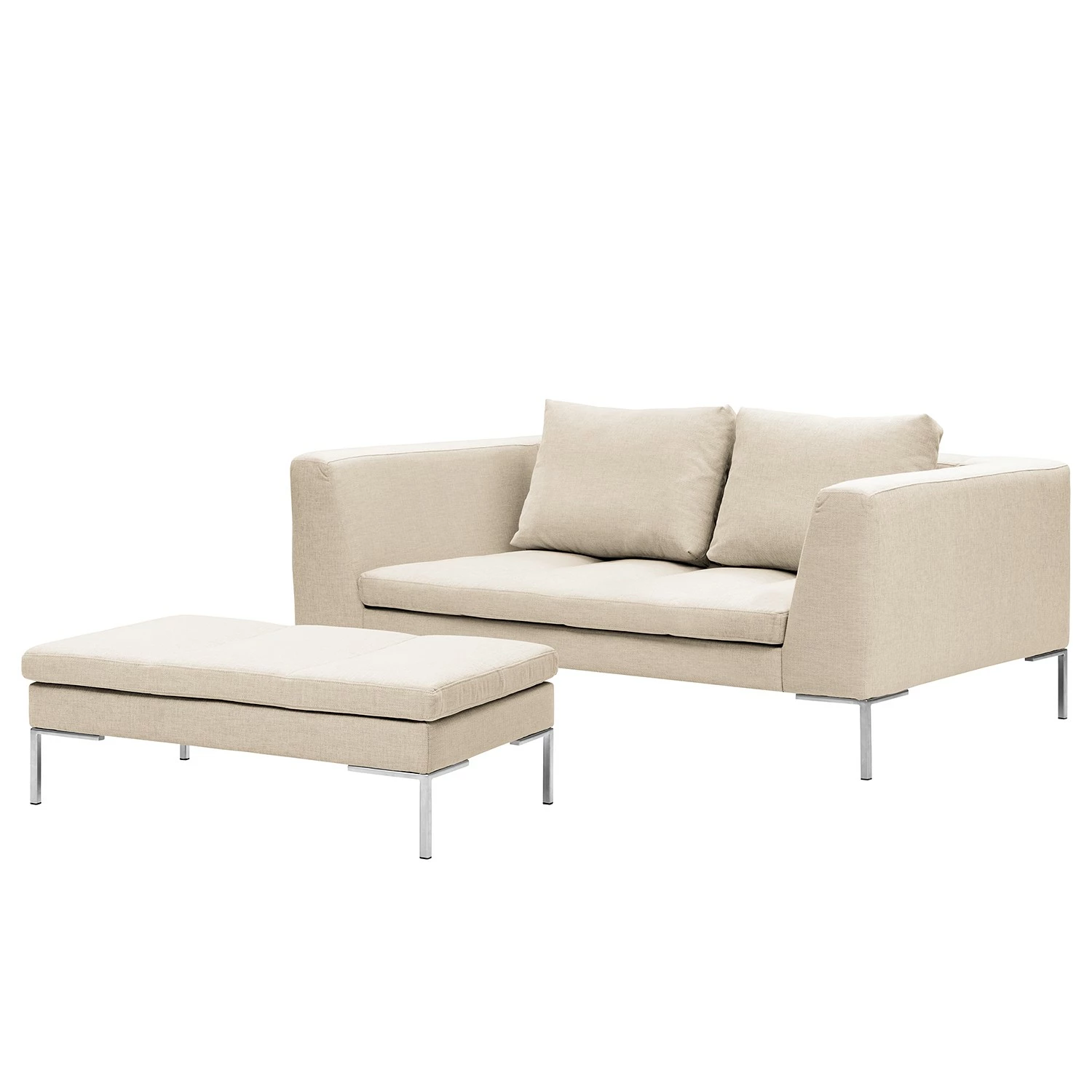 Studio Copenhagen Sofa Madison (2-Sitzer) - Webstoff Saia: Beige 4 Studio Copenhagen Sofa Madison (2-Sitzer) - Webstoff Saia: Beige – Bild 4