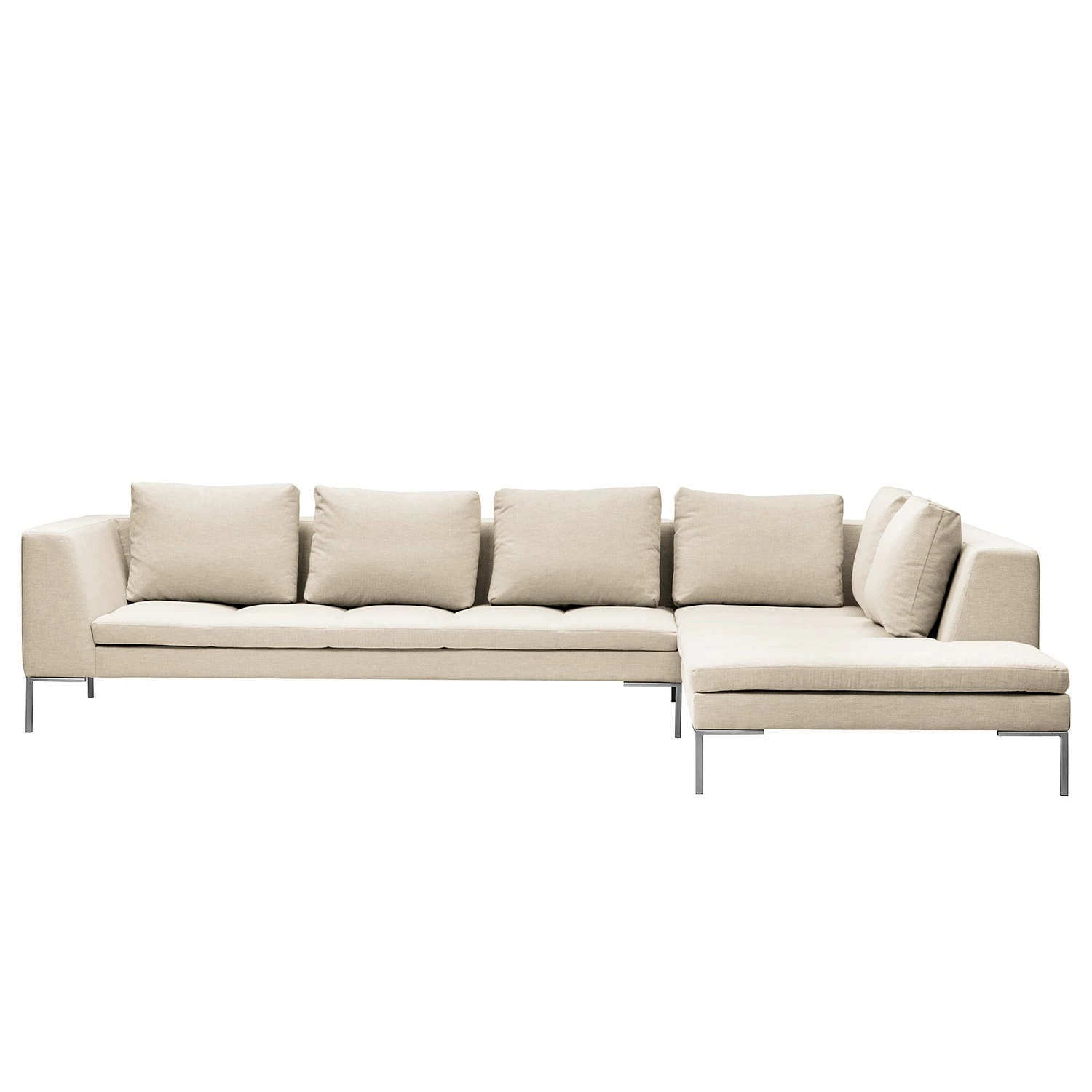 Studio Copenhagen Ecksofa Madison I - Webstoff Saia: Beige - Breite: 319 cm - Ottomane davorstehend rechts 2 Studio Copenhagen Ecksofa Madison I - Webstoff Saia: Beige - Breite: 319 cm - Ottomane davorstehend rechts – Bild 2
