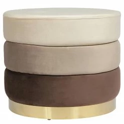 INSTYLE by Kayoom Polsterhocker Elyse - Braun