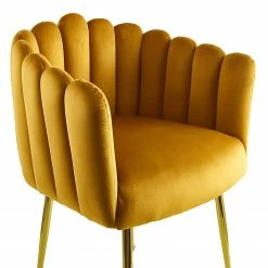 INSTYLE by Kayoom Armlehnenstuhl Mucha - Goldgelb -Wohnzimmermöbel boutique en ligne 1000335765 220223 033 DETAILS P000000001000335765