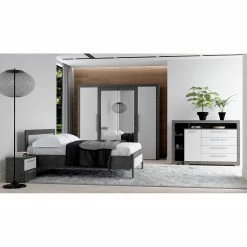 Loftscape Kommode Grünwald - Hochglanz Weiß / Anthrazit -Wohnzimmermöbel boutique en ligne 1000335798 220223 020 MOOD DETAILS P000000001000335798 mood