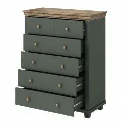 Loftscape Kommode Emmanuela - Dunkelgrün - 6 -Wohnzimmermöbel boutique en ligne 1000335877 220225 030 DETAILS P000000001000335877