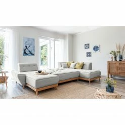 Norrwood Wohnlandschaft Surribas - Webstoff Lark: Hellgrau - Longchair davorstehend links / Ottomane rechts 12 Norrwood Wohnlandschaft Surribas - Webstoff Lark: Hellgrau - Longchair davorstehend links / Ottomane rechts -Wohnzimmermöbel boutique en ligne 1000336922 220401 021 MOOD DETAILS P000000001000336922 mood