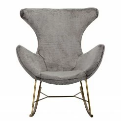 Naturoo Schaukelstuhl Nürnberg - Teddyfell - Lichtgrau -Wohnzimmermöbel boutique en ligne 1000339496 220329 030 DETAILS P000000001000339496