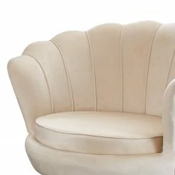 Norrwood Sessel Ralemo - Samt - Creme 10 Norrwood Sessel Ralemo - Samt - Creme -Wohnzimmermöbel boutique en ligne 1000339519 220329 060 DETAILS P000000001000339519