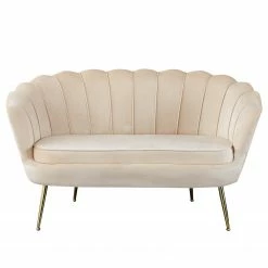 Norrwood Sofa Ralemo (2,5-Sitzer) - Samt - Creme -Wohnzimmermöbel boutique en ligne 1000339524 220329 030 DETAILS P000000001000339524