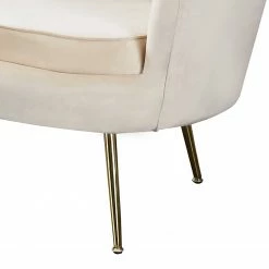 Norrwood Sofa Ralemo (2,5-Sitzer) - Samt - Creme -Wohnzimmermöbel boutique en ligne 1000339524 220329 070 DETAILS P000000001000339524