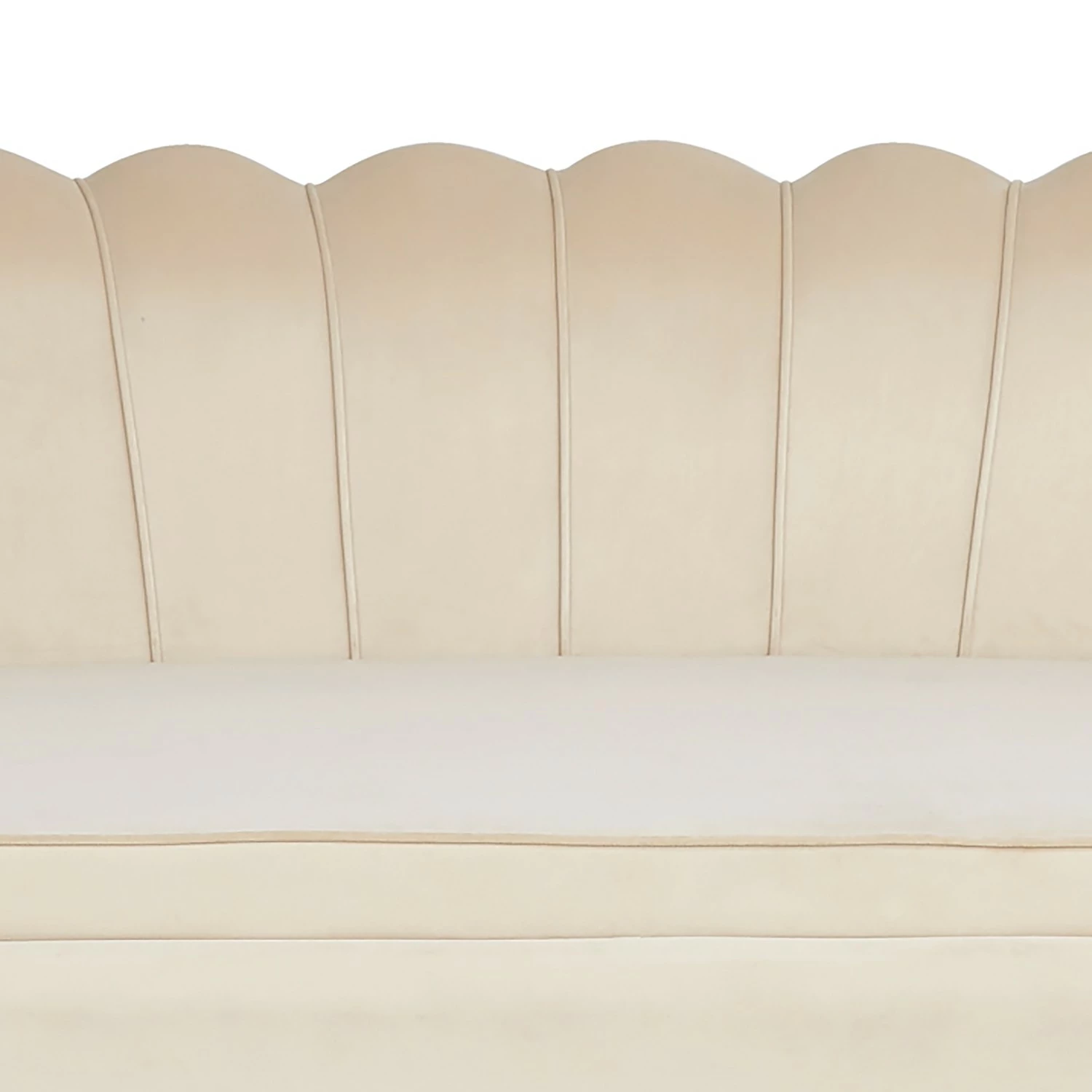 Norrwood Sofa Ralemo (3-Sitzer) - Samt - Creme 7 Norrwood Sofa Ralemo (3-Sitzer) - Samt - Creme – Bild 7