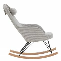 Norrwood Schaukelstuhl Silvassa - Cord - Grau -Wohnzimmermöbel boutique en ligne 1000339550 220329 040 DETAILS P000000001000339550