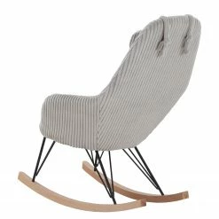 Norrwood Schaukelstuhl Silvassa - Cord - Grau -Wohnzimmermöbel boutique en ligne 1000339550 220329 060 DETAILS P000000001000339550