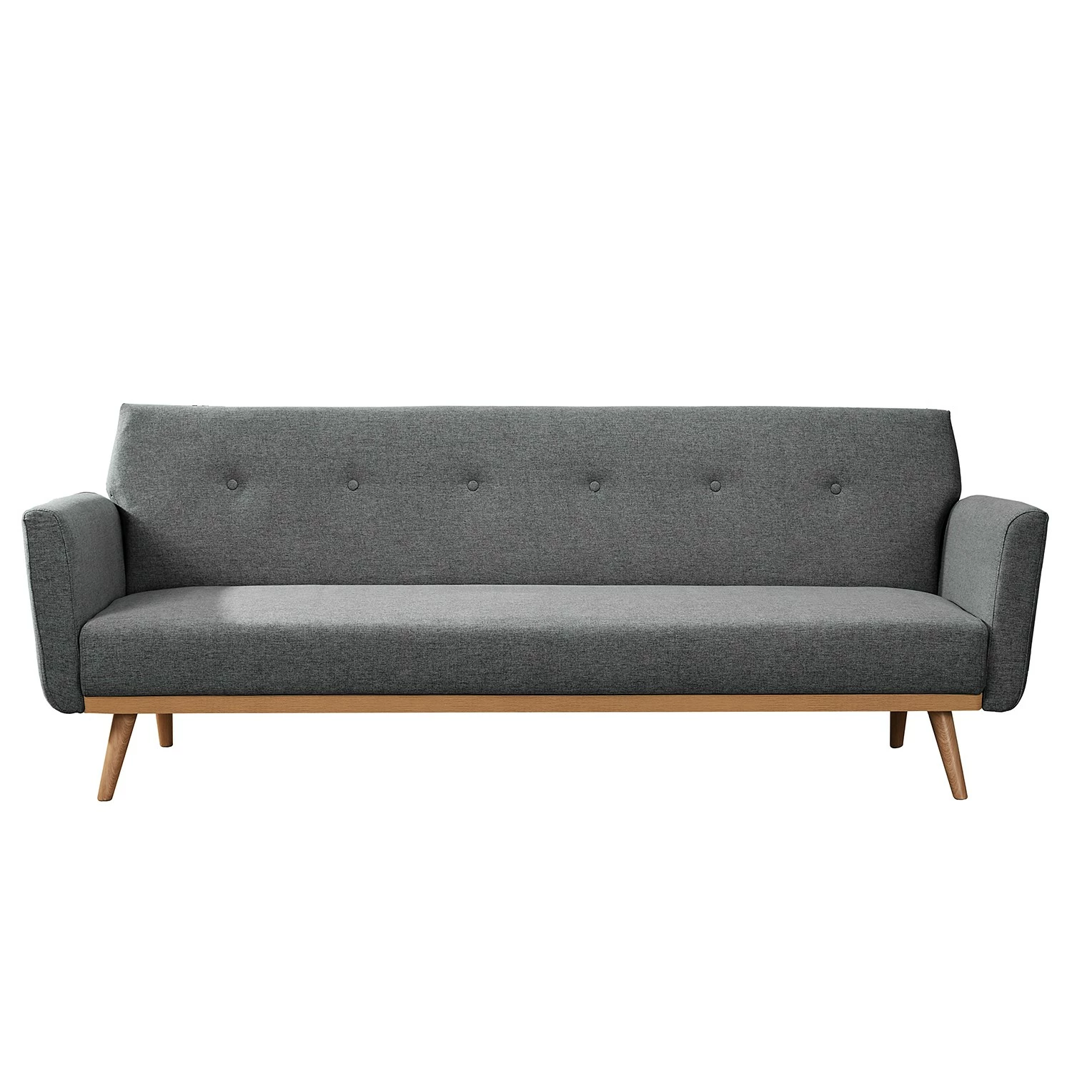 Norrwood Schlafsofa Shorwell - Strukturstoff - Grau 1 Norrwood Schlafsofa Shorwell - Strukturstoff - Grau