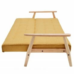 Norrwood Schlafsofa Pamban I - Strukturstoff - Senfgelb -Wohnzimmermöbel boutique en ligne 1000339587 220329 030 DETAILS P000000001000339587