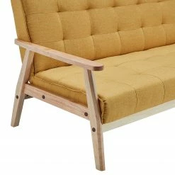 Norrwood Schlafsofa Pamban I - Strukturstoff - Senfgelb -Wohnzimmermöbel boutique en ligne 1000339587 220329 060 DETAILS P000000001000339587