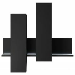 Loftscape Wohnwand Littor (3-teilig) - inkl. Beleuchtung - Schwarz -Wohnzimmermöbel boutique en ligne 1000339744 220311 070 DETAILS P000000001000339744