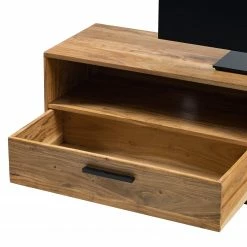 Ars manufacti TV-Lowboard Woodson V - Akazie massiv / Metall - Akazie Hellbraun -Wohnzimmermöbel boutique en ligne 1000339799 220311 045 DETAILS P000000001000339799