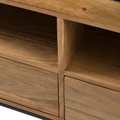 Ars manufacti TV-Lowboard Woodson V - Akazie massiv / Metall - Akazie Hellbraun -Wohnzimmermöbel boutique en ligne 1000339799 220311 055 DETAILS P000000001000339799