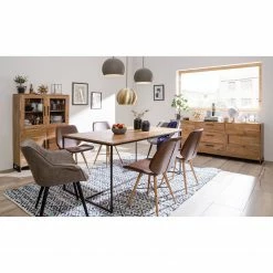 Ars manufacti Sideboard Woodson - Akazie massiv / Metall - Akazie Hellbraun - Breite: 200 cm -Wohnzimmermöbel boutique en ligne 1000339822 220311 021 MOOD DETAILS P000000001000339822 mood