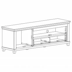 Ridgevalley TV-Lowboard Emmanuela - Dunkelgrün 9 Ridgevalley TV-Lowboard Emmanuela - Dunkelgrün -Wohnzimmermöbel boutique en ligne 1000339985 220317 501 SKETCH DETAILS P000000001000339985 sketch