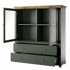 Ridgevalley Highboard Emmanuela - Dunkelgrün 8 Ridgevalley Highboard Emmanuela - Dunkelgrün -Wohnzimmermöbel boutique en ligne 1000339987 220317 030 DETAILS P000000001000339987