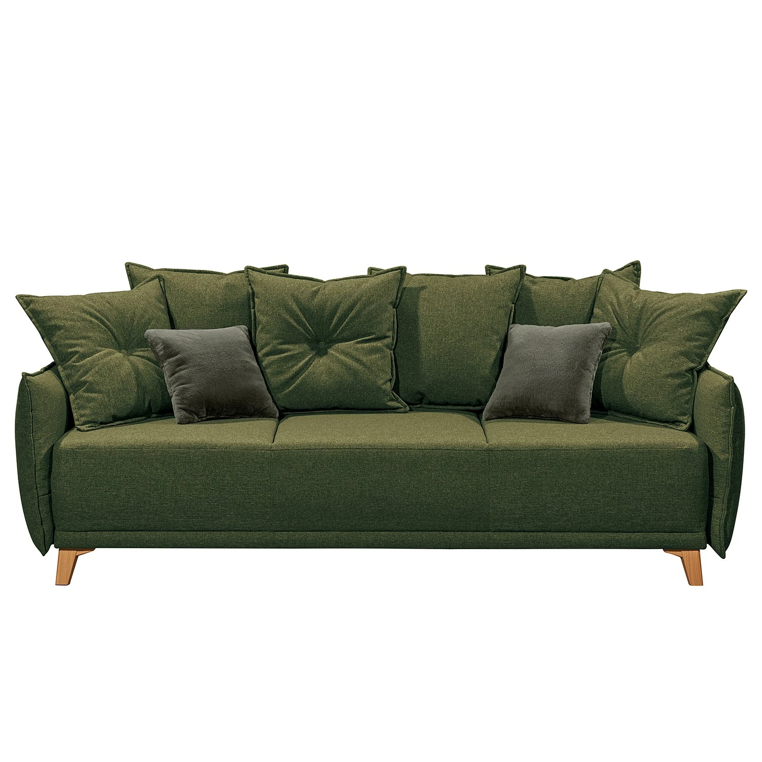 Mørteens Schlafsofa Rutherford - Webstoff Denga / Microfaser Laci: Antikgrün / Grün 5 Mørteens Schlafsofa Rutherford - Webstoff Denga / Microfaser Laci: Antikgrün / Grün – Bild 5