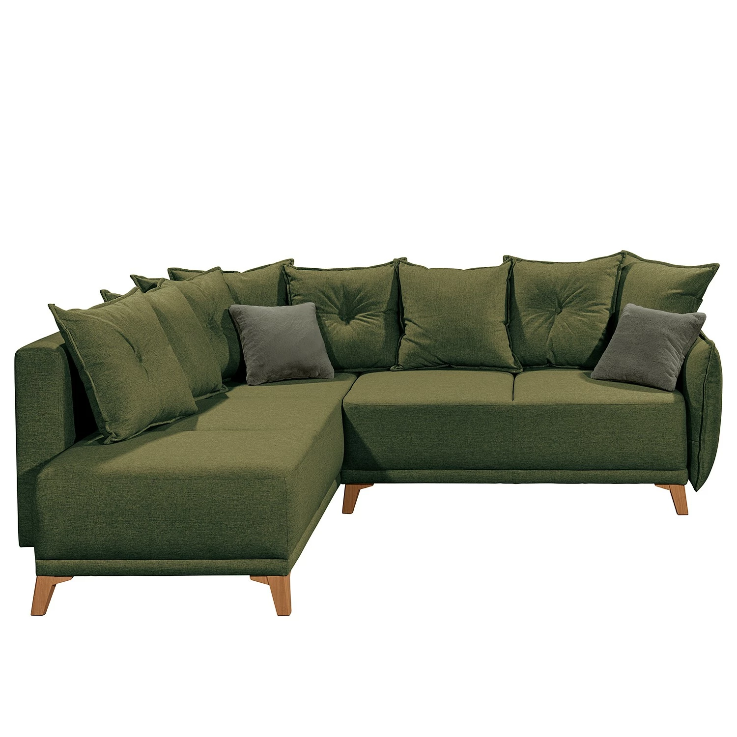 Mørteens Ecksofa Rutherford II - Webstoff Denga / Microfaser Laci: Antikgrün / Grün - Ottomane beidseitig montierbar 6 Mørteens Ecksofa Rutherford II - Webstoff Denga / Microfaser Laci: Antikgrün / Grün - Ottomane beidseitig montierbar – Bild 6