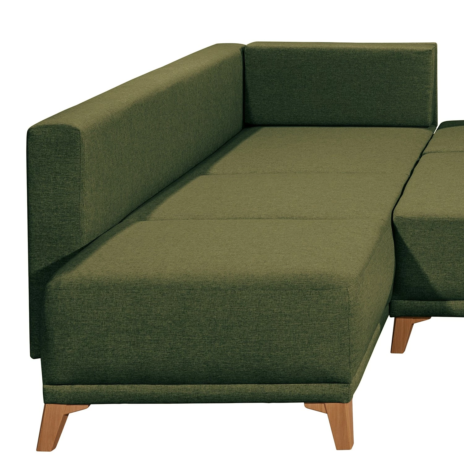 Mørteens Ecksofa Rutherford II - Webstoff Denga / Microfaser Laci: Antikgrün / Grün - Ottomane beidseitig montierbar 8 Mørteens Ecksofa Rutherford II - Webstoff Denga / Microfaser Laci: Antikgrün / Grün - Ottomane beidseitig montierbar – Bild 8