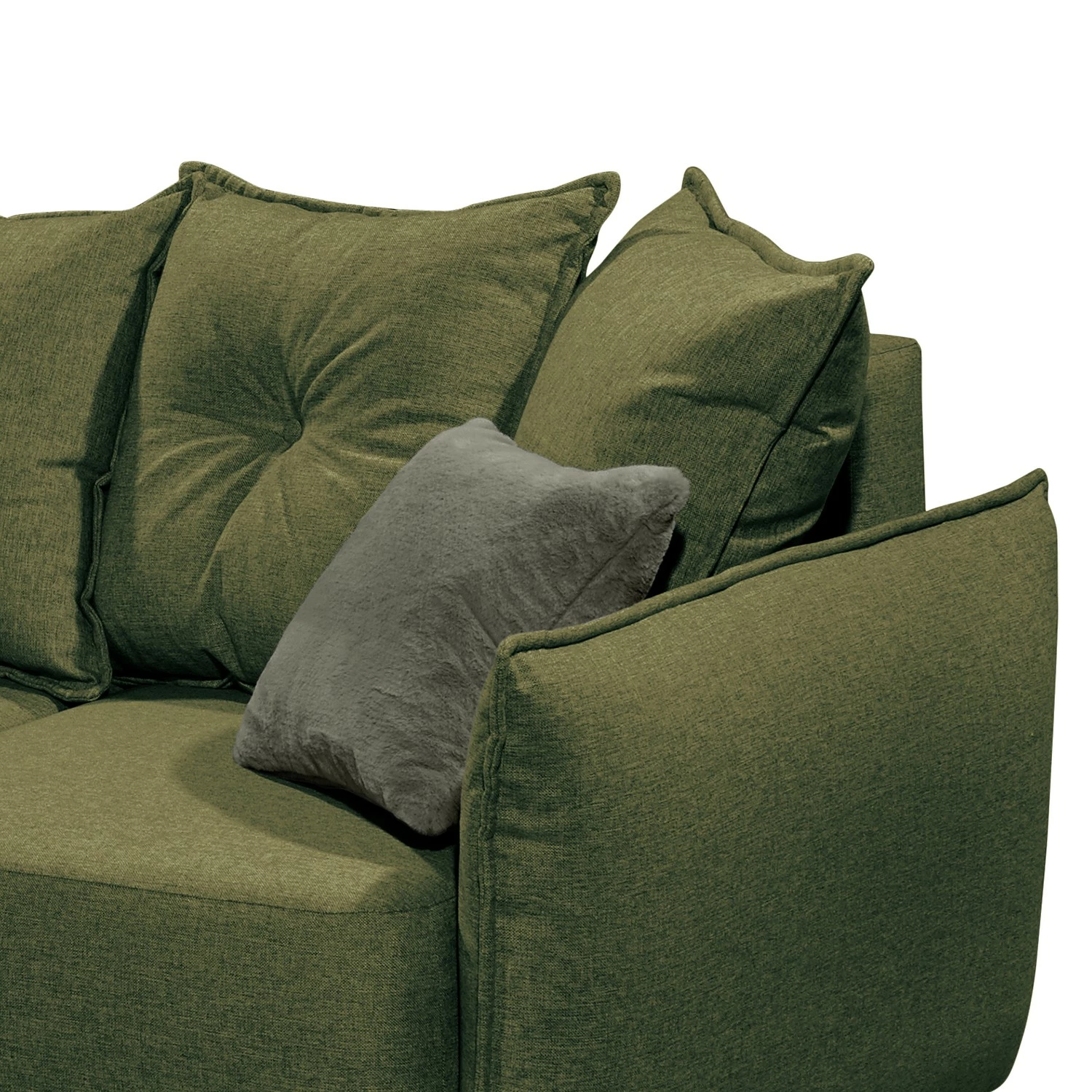 Mørteens Ecksofa Rutherford II - Webstoff Denga / Microfaser Laci: Antikgrün / Grün - Ottomane beidseitig montierbar 9 Mørteens Ecksofa Rutherford II - Webstoff Denga / Microfaser Laci: Antikgrün / Grün - Ottomane beidseitig montierbar – Bild 9