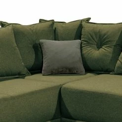 Mørteens Ecksofa Rutherford II - Webstoff Denga / Microfaser Laci: Antikgrün / Grün - Ottomane beidseitig montierbar 23 Mørteens Ecksofa Rutherford II - Webstoff Denga / Microfaser Laci: Antikgrün / Grün - Ottomane beidseitig montierbar -Wohnzimmermöbel boutique en ligne 1000340478 220513 100 DETAILS P000000001000340478