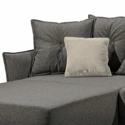 Norrwood Ecksofa Rutherford I - Webstoff Denga / Microfaser Laci: Graphit / Silber - Longchair beidseitig montierbar -Wohnzimmermöbel boutique en ligne 1000340480 220513 100 DETAILS P000000001000340480