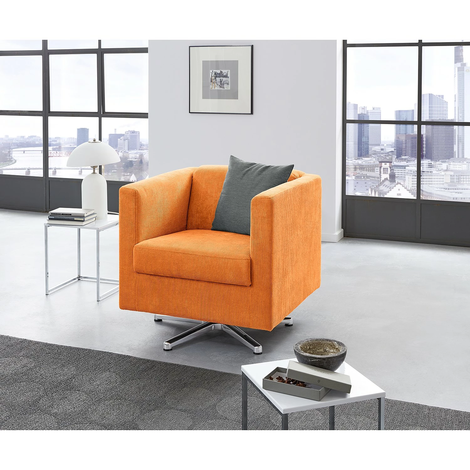 Sessel Looks I mit Kreuzfuß 2 Sessel Looks I mit Kreuzfuß – Bild 2