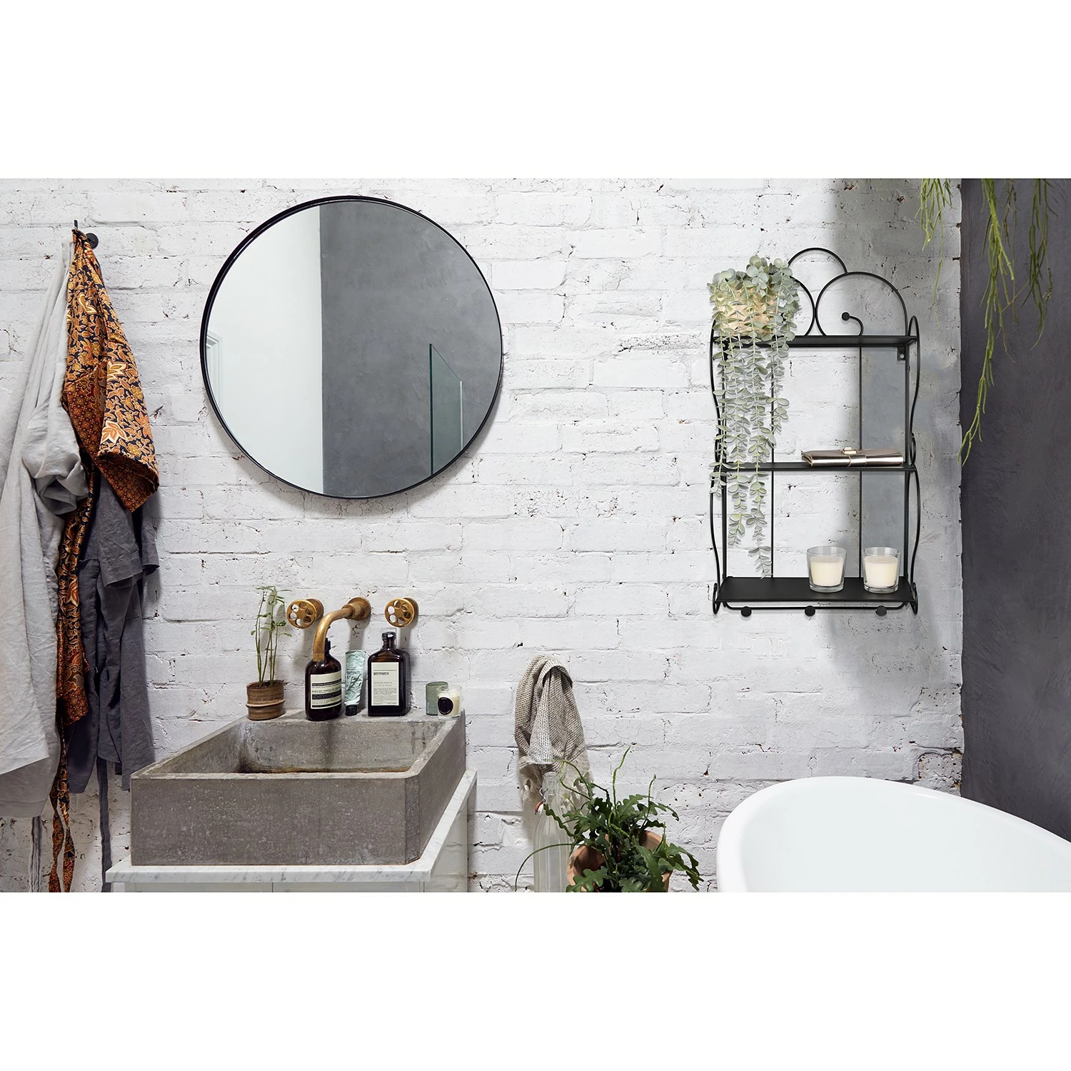 Loftscape Wandregal Konstanze - Metall - Schwarz 4 Loftscape Wandregal Konstanze - Metall - Schwarz – Bild 4