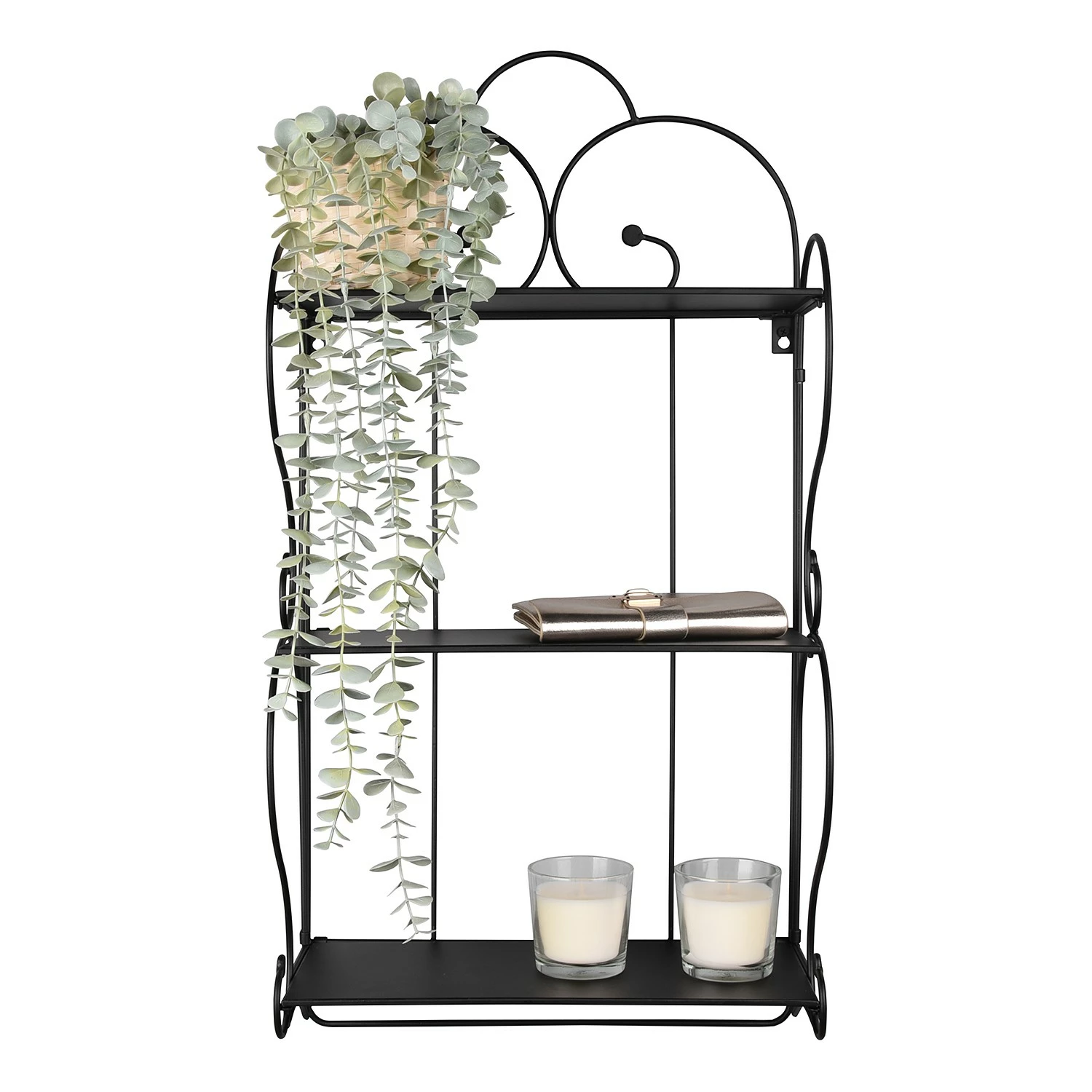 Loftscape Wandregal Konstanze - Metall - Schwarz 6 Loftscape Wandregal Konstanze - Metall - Schwarz – Bild 6