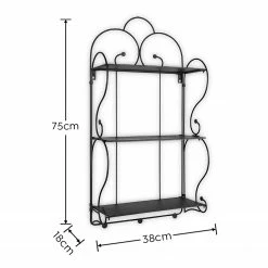 Loftscape Wandregal Konstanze - Metall - Schwarz 29 Loftscape Wandregal Konstanze - Metall - Schwarz -Wohnzimmermöbel boutique en ligne 1000341928 220323 500 SKETCH DETAILS P000000001000341928 sketch