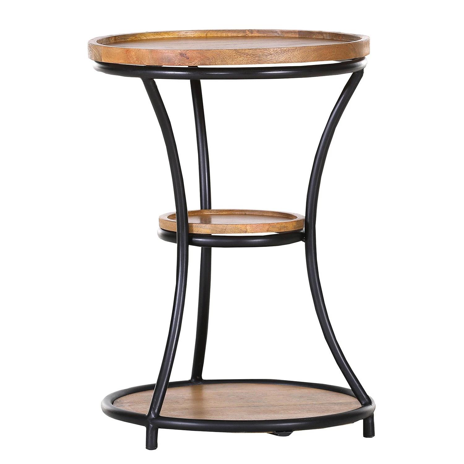 Red Living Beistelltisch Ugo I - Mango massiv / Metall - Mango / Schwarz 1 Red Living Beistelltisch Ugo I - Mango massiv / Metall - Mango / Schwarz