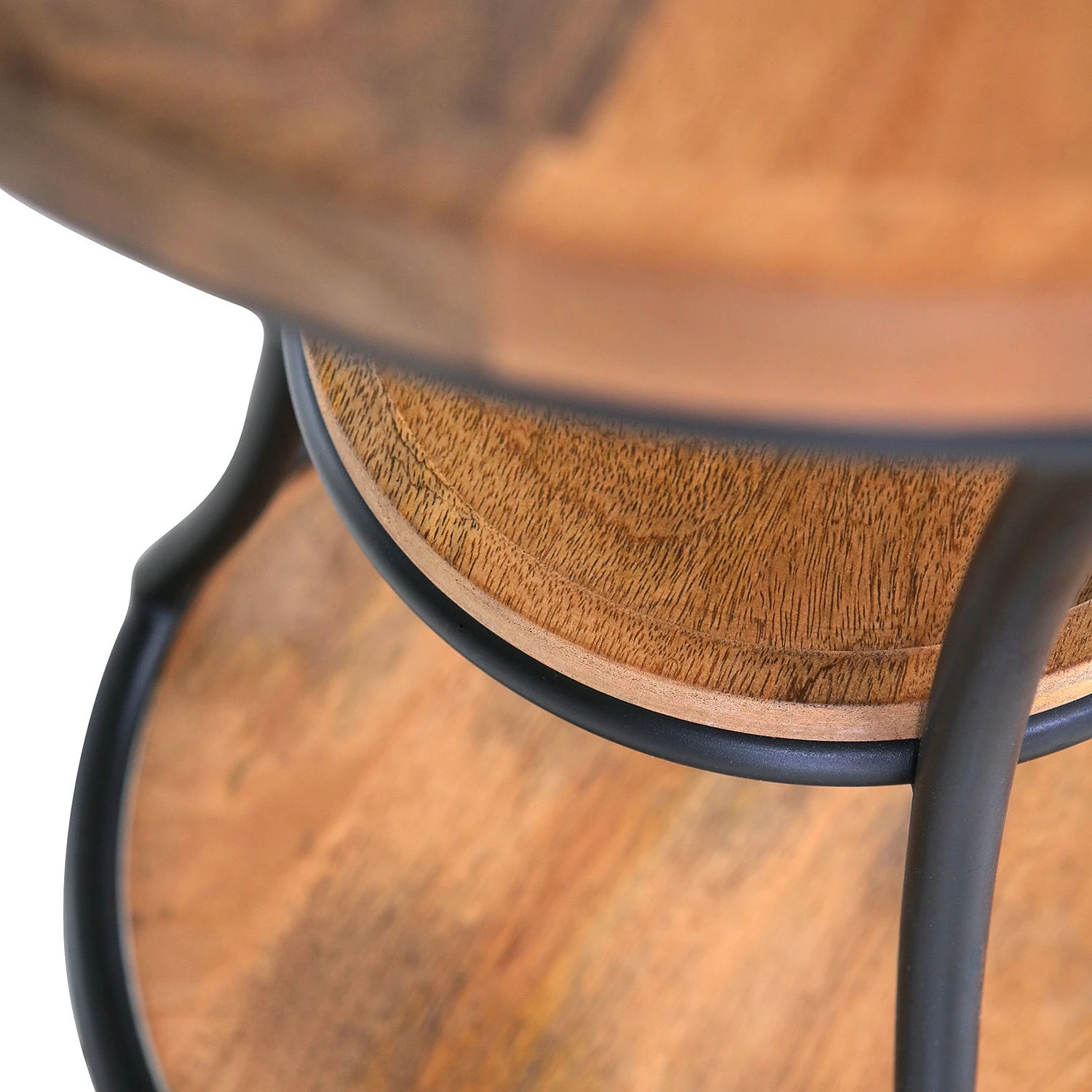 Red Living Beistelltisch Ugo I - Mango massiv / Metall - Mango / Schwarz 9 Red Living Beistelltisch Ugo I - Mango massiv / Metall - Mango / Schwarz – Bild 9