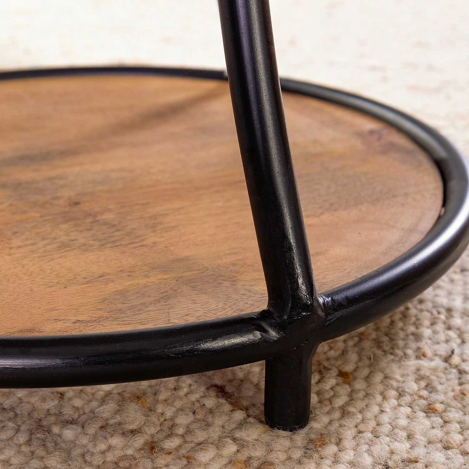 Red Living Beistelltisch Ugo I - Mango massiv / Metall - Mango / Schwarz 12 Red Living Beistelltisch Ugo I - Mango massiv / Metall - Mango / Schwarz – Bild 12