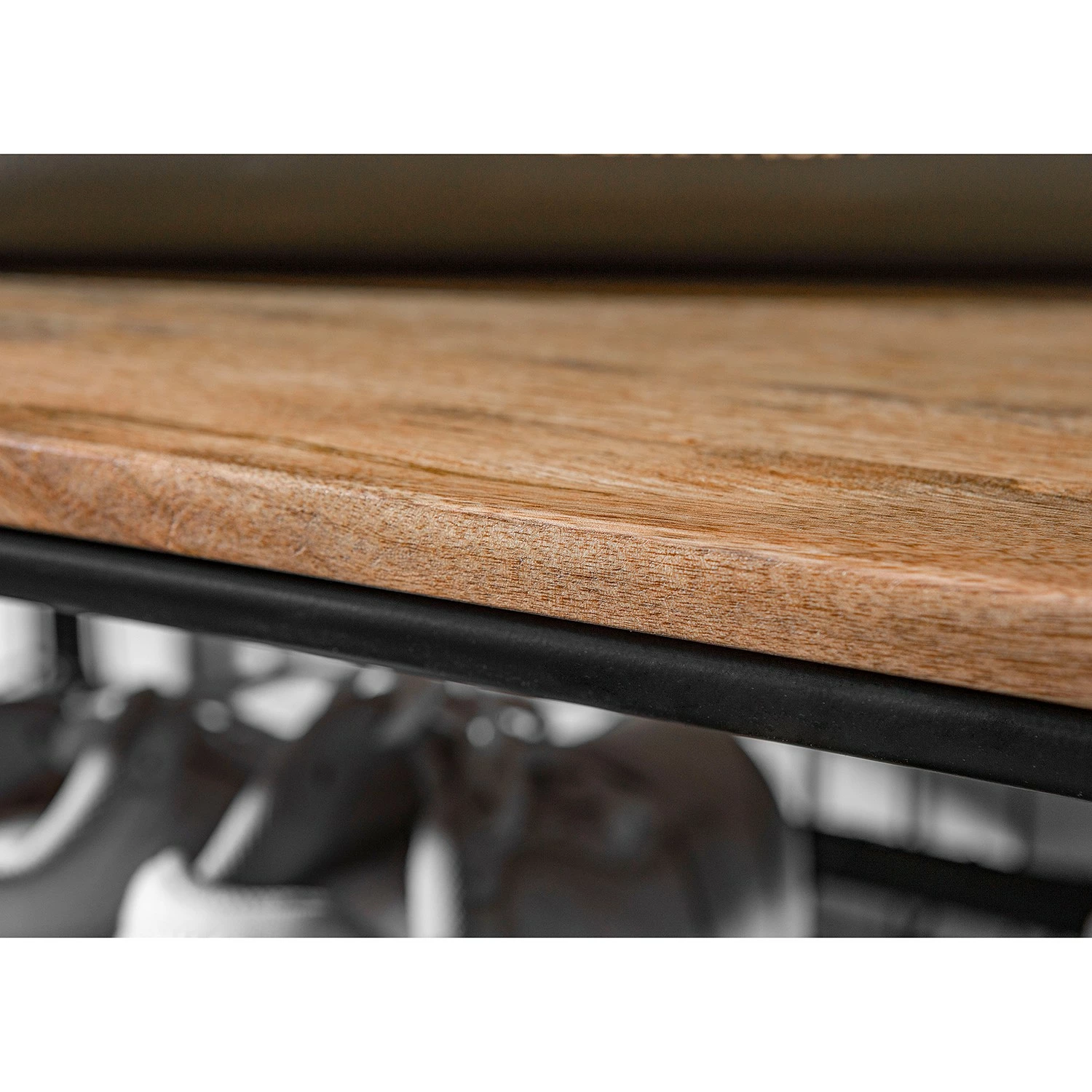 Red Living Schuhregal Ugo - Mango massiv / Metall - Mango / Schwarz 9 Red Living Schuhregal Ugo - Mango massiv / Metall - Mango / Schwarz – Bild 9