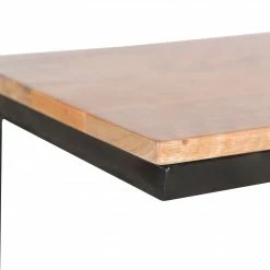 Red Living Beistelltisch Ugo II - Mango massiv / Metall - Mango / Schwarz -Wohnzimmermöbel boutique en ligne 1000341967 220331 043 DETAILS P000000001000341967