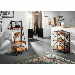 Red Living Regal Ugo II - Mango massiv / Metall - Mango / Schwarz -Wohnzimmermöbel boutique en ligne 1000341970 220331 021 MOOD DETAILS P000000001000341970 mood