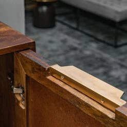 Red Living Beistelltisch Nook - Mango massiv / Metall - Mango / Gold -Wohnzimmermöbel boutique en ligne 1000341971 220517 032 DETAILS P000000001000341971