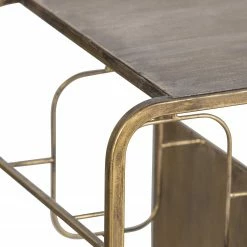 Red Living Weinregal Shiny - Metall - Messing -Wohnzimmermöbel boutique en ligne 1000342082 220401 040 DETAILS P000000001000342082