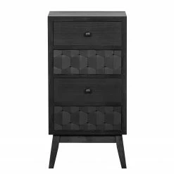 Red Living Beistelltisch Tyrone - Pinie Schwarz - Höhe: 79 cm -Wohnzimmermöbel boutique en ligne 1000342083 220401 040 DETAILS P000000001000342083