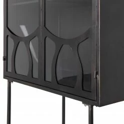 Red Living Vitrinenschrank Rustique - Metall - Antik Schwarz 16 Red Living Vitrinenschrank Rustique - Metall - Antik Schwarz -Wohnzimmermöbel boutique en ligne 1000342085 220401 070 DETAILS P000000001000342085