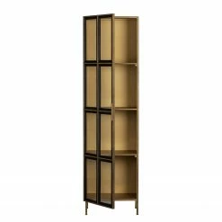 Red Living Standvitrine Punata - Metall - Messing / Schwarz -Wohnzimmermöbel boutique en ligne 1000342089 220401 030 DETAILS P000000001000342089