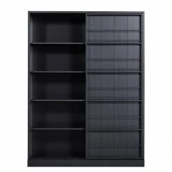 Red Living Schrank Vogue - Kiefer massiv - Kiefer Schwarz -Wohnzimmermöbel boutique en ligne 1000342109 220401 060 DETAILS P000000001000342109