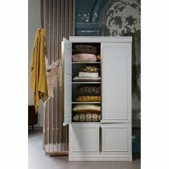 Ridgevalley Schrank Scudo - Kiefer massiv - Kiefer Weiß - Tiefe: 44 cm -Wohnzimmermöbel boutique en ligne 1000342111 220401 022 MOOD DETAILS P000000001000342111 mood