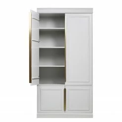 Ridgevalley Schrank Scudo - Kiefer massiv - Kiefer Weiß - Tiefe: 44 cm -Wohnzimmermöbel boutique en ligne 1000342111 220401 040 DETAILS P000000001000342111