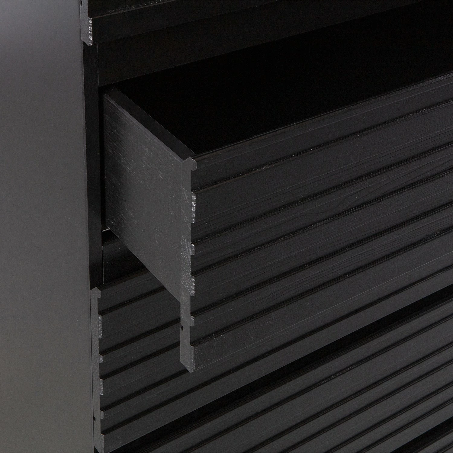 Red Living Kommode Rayong I - Kiefer massiv - Kiefer Schwarz 4 Red Living Kommode Rayong I - Kiefer massiv - Kiefer Schwarz – Bild 4