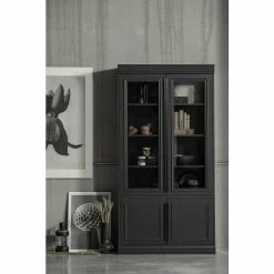 Red Living Vitrinenschrank Shady - Kiefer massiv - Schwarz 10 Red Living Vitrinenschrank Shady - Kiefer massiv - Schwarz -Wohnzimmermöbel boutique en ligne 1000342119 220401 021 MOOD DETAILS P000000001000342119 mood